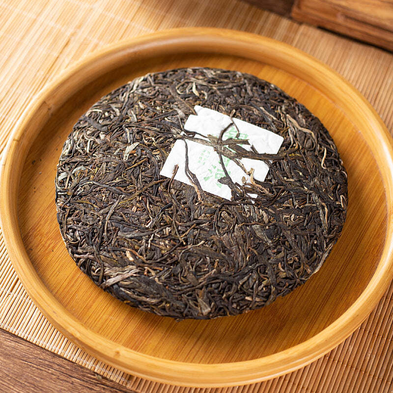 357g Yunnan Raw Pu-erh Tea Cake Yiwu Tongqing River Big Tree Puerh Tea Green Tea