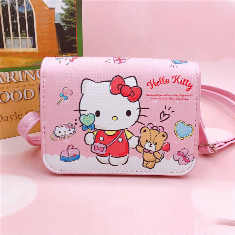 Cute Girl's Kuromi My Melody Cinnamoroll Crossbody Messenger Shoulder Bag Gift A