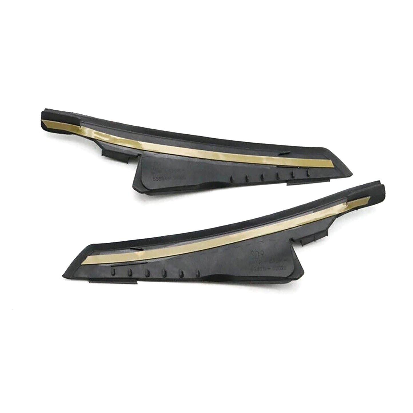 2PCS Black Windshield Wiper Cowl Trim 53824-02020 For Toyota Corolla 2007-2013