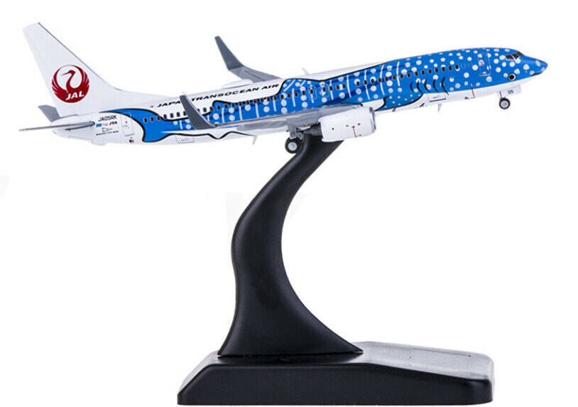 1:400 JC Wings JAL JAPAN TRANSOCEAN AIR B737-800 Passenger Plane Diecast Model