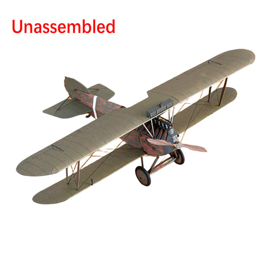 DIY 1/33 Phonix D II Fighter Paper Helicopter Model Military Plane Unassembled