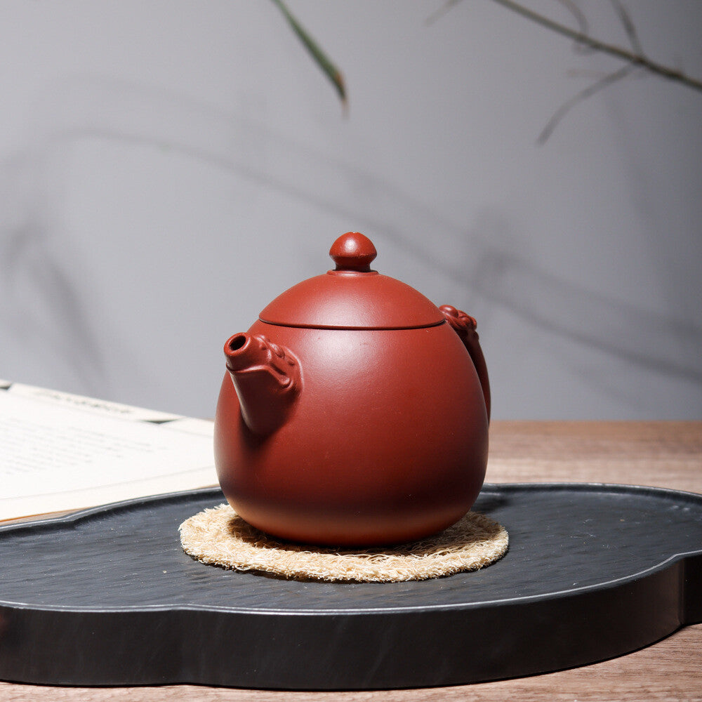 160ML Yixing Zisha Pottery Clovershrub Clay Mesh Dragon Egg Teapot Tea pot 龙蛋
