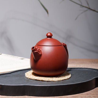160ML Yixing Zisha Pottery Clovershrub Clay Mesh Dragon Egg Teapot Tea pot 龙蛋