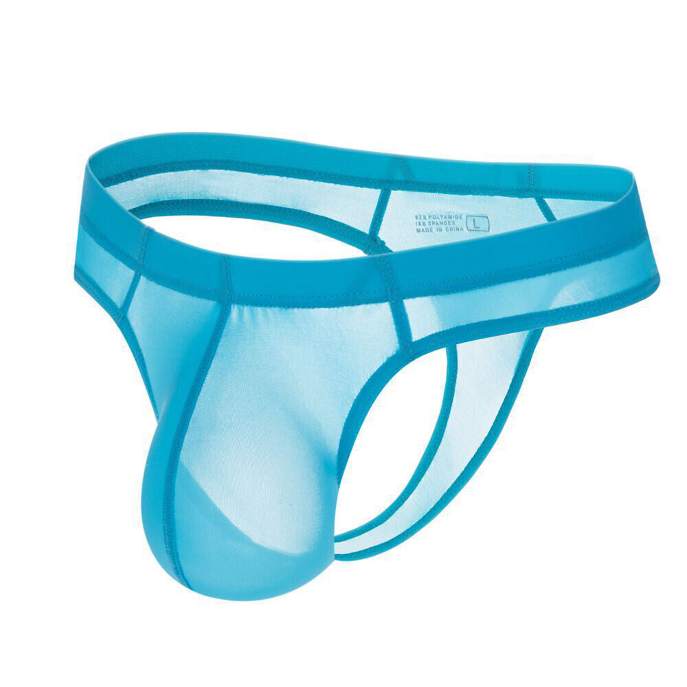 Men Sexy Ice Silk Underwear G String Underpants Panties Translucent Briefs