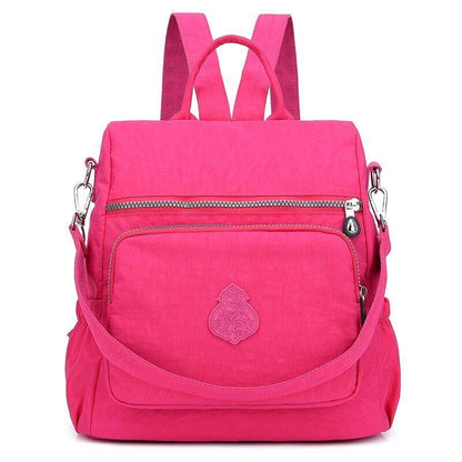 Fashion Women Backpack School Bags Nylon Cloth Waterproof Backpack Large Bookbag
