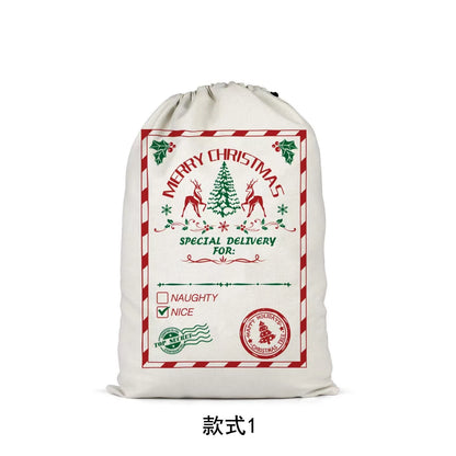 Christmas Santa Claus Bag Gift Gift Bag 19.5inx27.5in Large Scall Christmas Bag