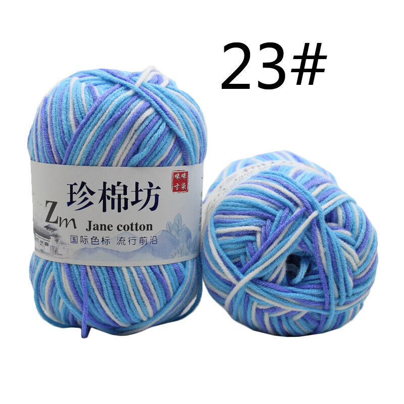 Hot Sale 50g Soft Crochet Yarn DIY Hand Milk Baby Cotton Knitting Wool Yarn