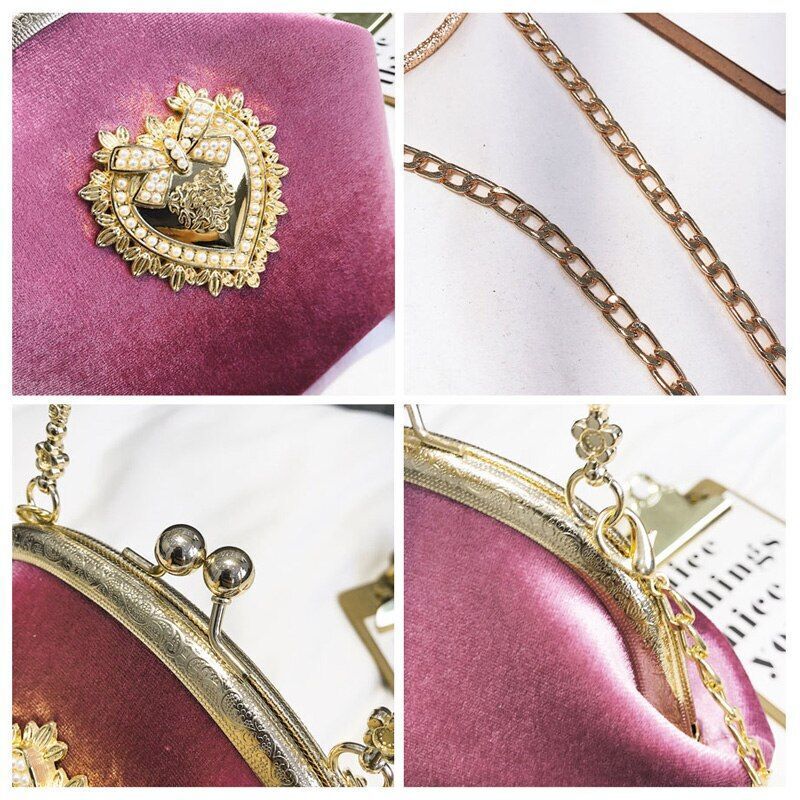 Evening Bag Pearl Handbag Wedding Shoulder Tote Bags Chain Crossbody 16*16*7 CM