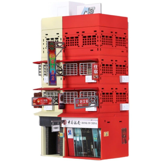 1/87 City Corner Building Model Bank Convenience Store