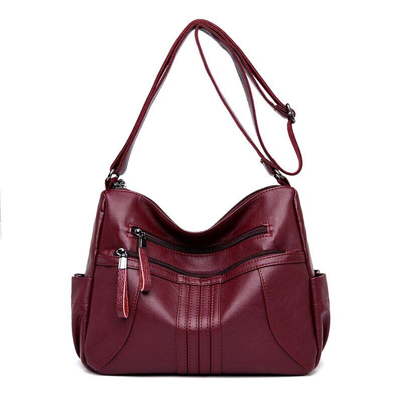 Women Shoulder Bag Soft Leather Large Bag Female Bags Ladies Handbag