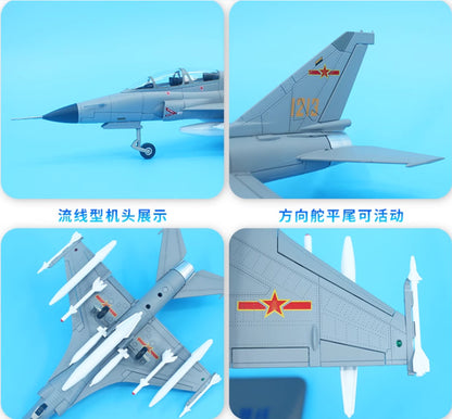 1:48 35CM JL-9 Air Force Fighter Trainer Aircraft Diecast Military Plane Model