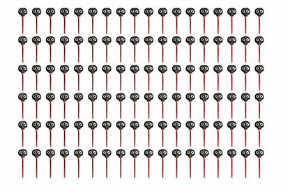 9v Battery Snap T-Type with Wire Leads - Pack of 100