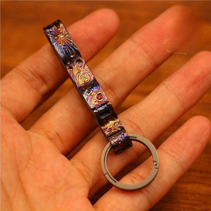 Handmade Titanium Alloy Belt Clip Belt Key Holder Belt Keychain Key Chain Gift