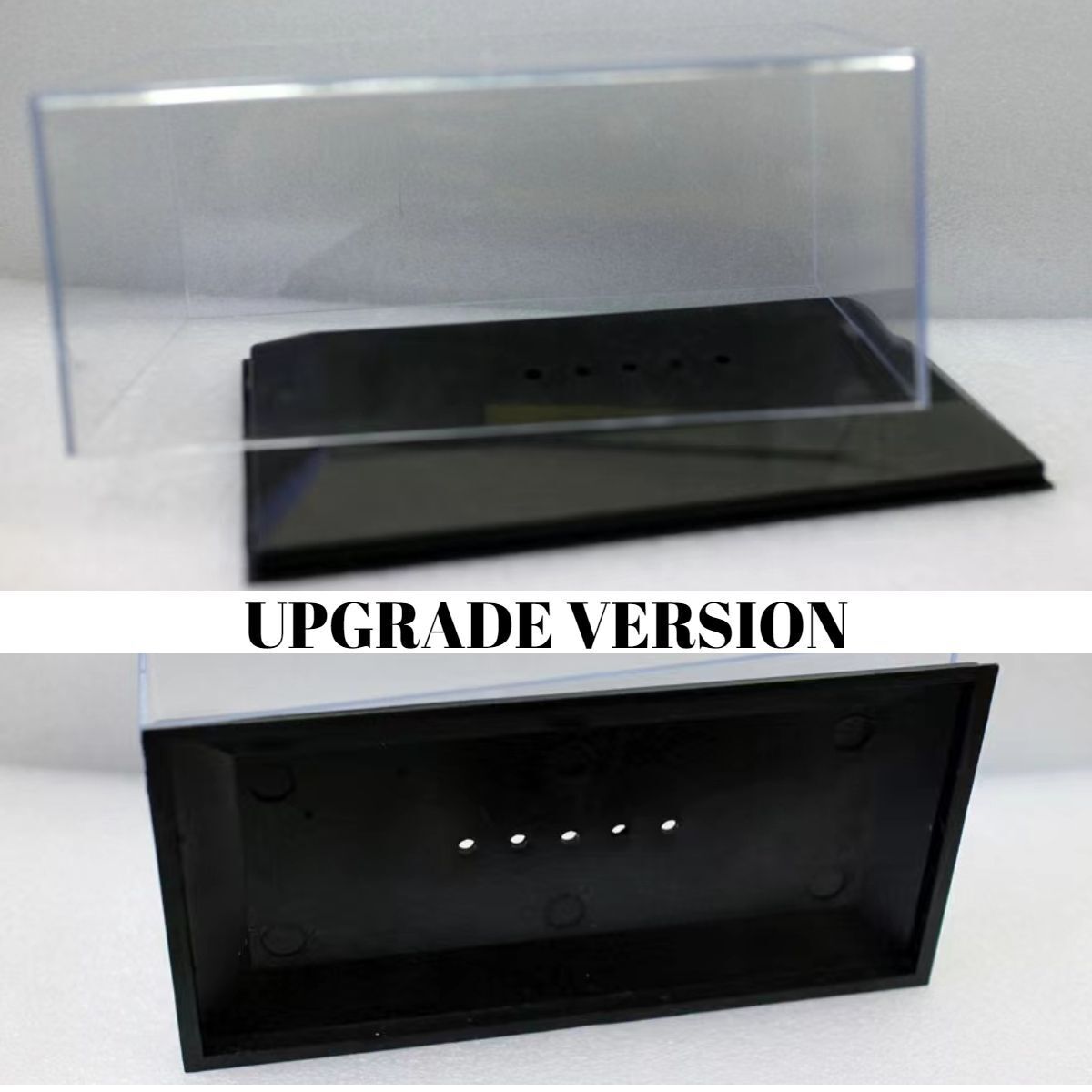 Toy Car Model Display Case Acrylic Hard Cover DIY Figure Storage Scale 1:43 1:64