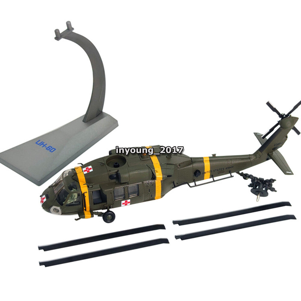1/72 Scale Sikorsky UH-60 Black Hawk Helicopter Model Diecast Airplane Model