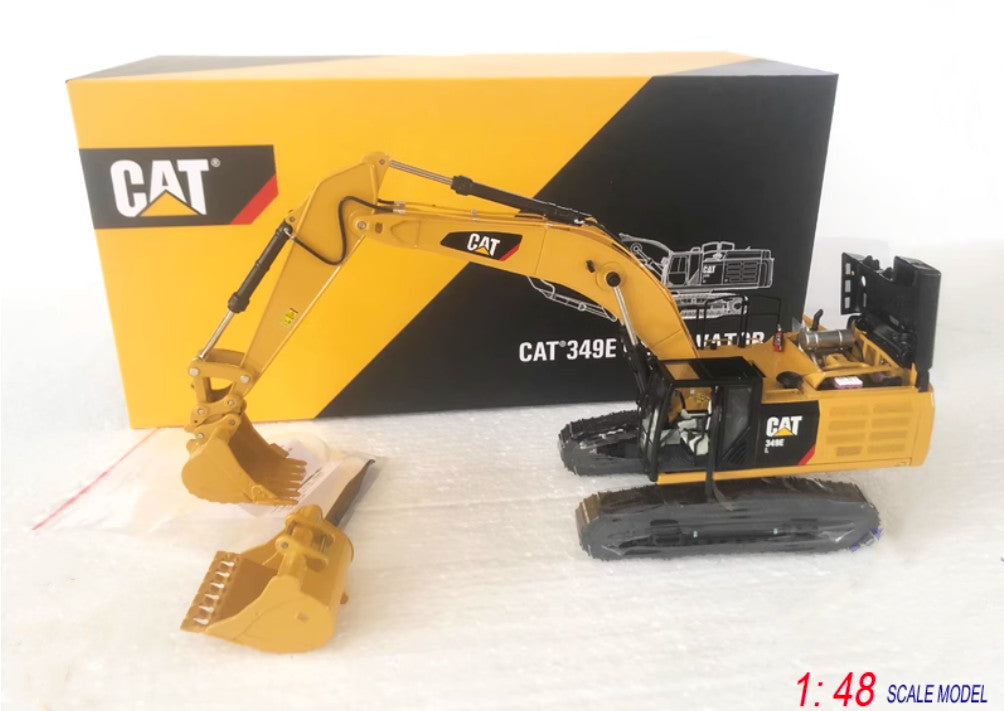 1:48 CAT 349E L Hydraulic Excavator Construct Machines Equipment Diecast Model