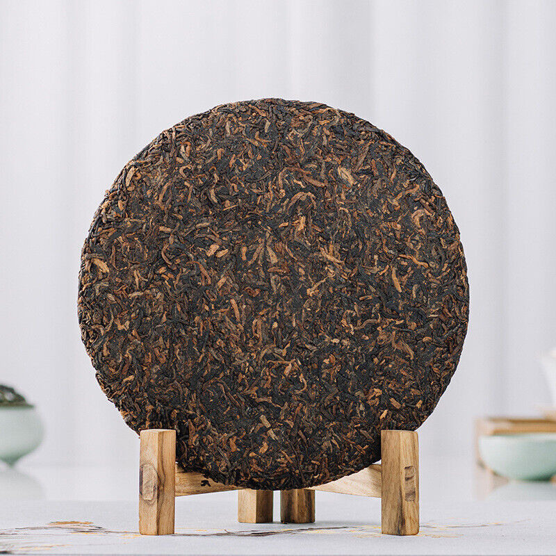 Yunnan Pu'er Tea Pu'er Ripe Tea Cake Dingjiazhai Ripe Tea 357g/12.59oz