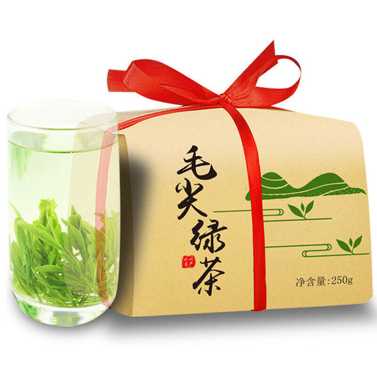 In Bulk China Green Tea Health Care Organic Green Tea Huangshan Maofeng Tea 250g