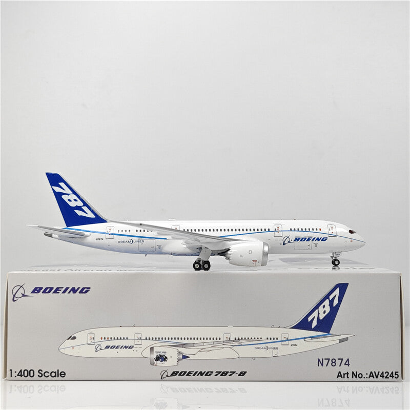 1:400 Aviation BOEING B787-8 Passenger Airplane Diecast Plane Model