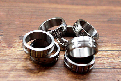New TC4 Titanium Alloy Finger Ring Men Women Finger Ring Gift