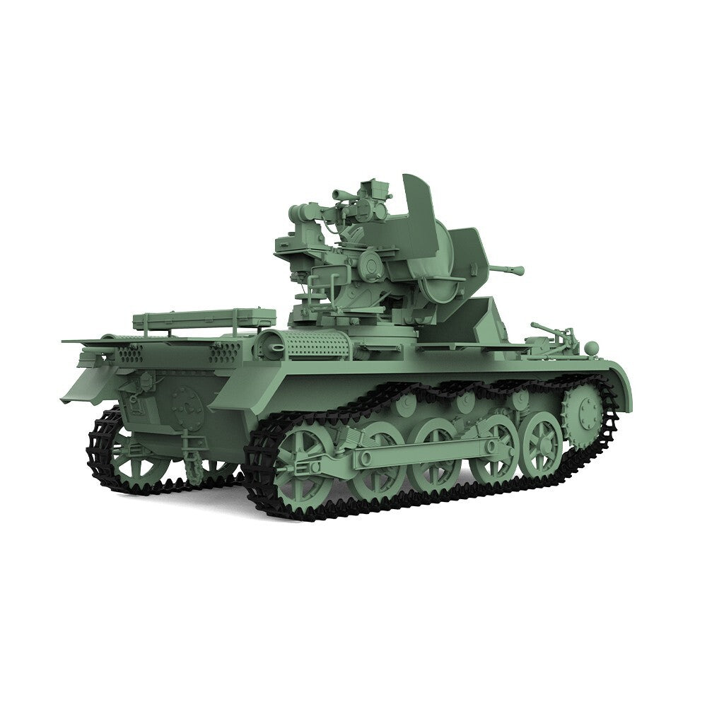 1/160 N Scale Railway Military Model Kit German Flakpanzer I Ausf. A SPAA