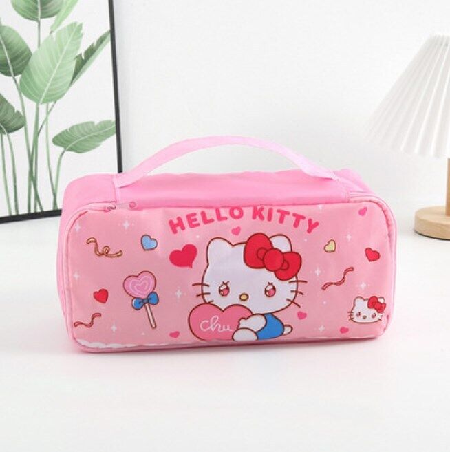 Cartoon Portable Women's Underwear Storage Bag Travel Cosmetics Storage