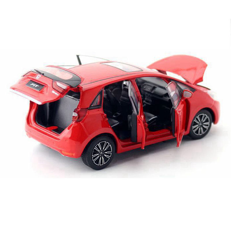 1/32 Scale Honda Fit Model Car Diecast Toy Vehicle Kids Toys for Boys Gifts Red