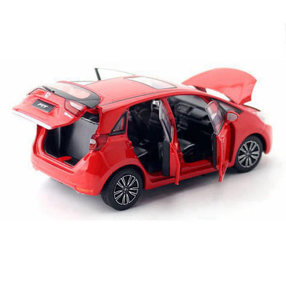 1/32 Scale Honda Fit Model Car Diecast Toy Vehicle Kids Toys for Boys Gifts Red