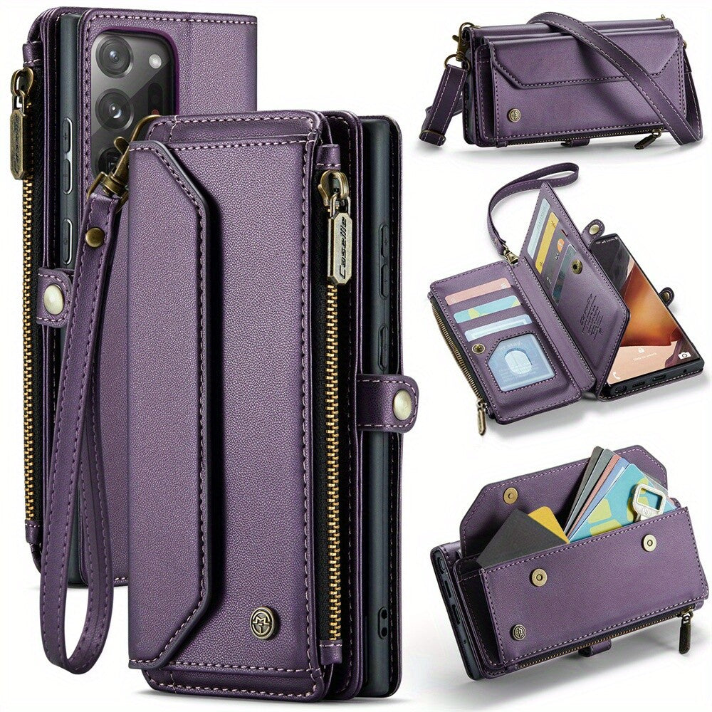 Crossbody for Samsung Galaxy Note 20 Ultra Note 10 Plus Case Wallet Card Holder