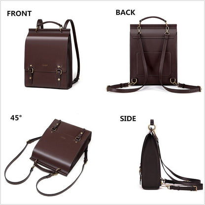 Women Leather Backpack Purse Shoulder Bags Vintage Travel College Book Bag 1 PC