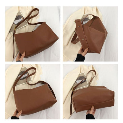 Shoulder Bag Big Pillow Bags Soft Leather Ladies Messenger Purse 32*14*22CM 1PC