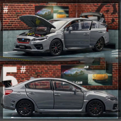 1/32 Subarus WRX STI Alloy Sports Car Model Diecast Simulation Metal Toy Race Ca