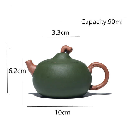 Chinese Yixing Zisha Teapot Handmade Tea Pot Small Capacity Kettle Tea Set 80ml