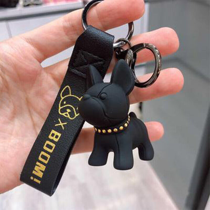 Creative Law Fighting Dog Cartoon Keychain Cute Doll Keychain Bag Pendant