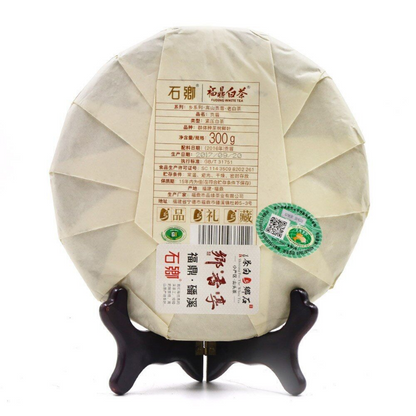 Shuanghe CHinese White Tea Old Bai Cha Tea Leaf Cake 300g Health Drink