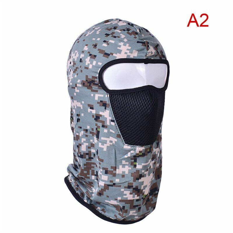 Full Face Cover Balaclava Hat Tactical Winter Cycling Sun Protection Scarf Warm