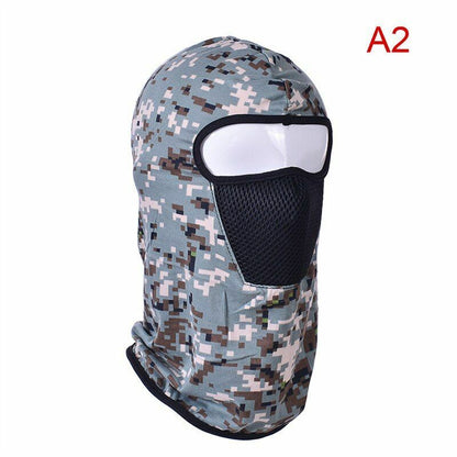 Full Face Cover Balaclava Hat Tactical Winter Cycling Sun Protection Scarf Warm