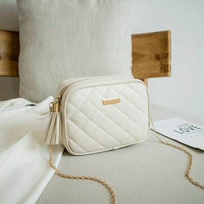 Messenger Bag Women Lingge Embroidery Female Shoulder Bag Ladies Crossbody Bags