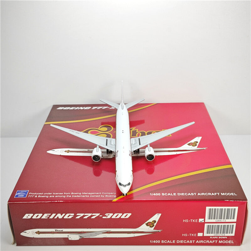 1:400 JC Wings Thai BOEING B777-300Passenger Airplane Diecast Model