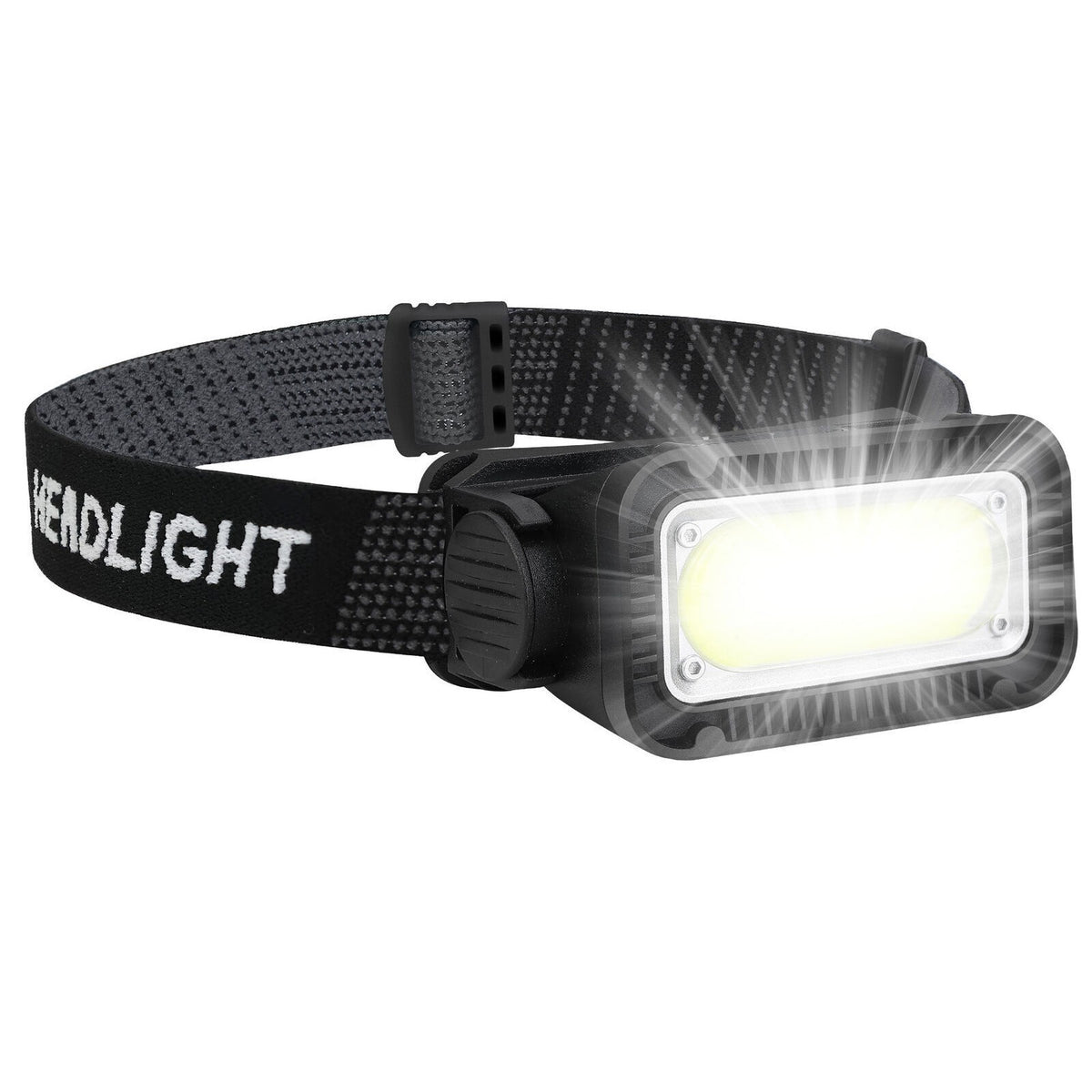 USB Rechargeable LED Headlamp Headlight Lamp Torch Flashlight W/ Charging Cable