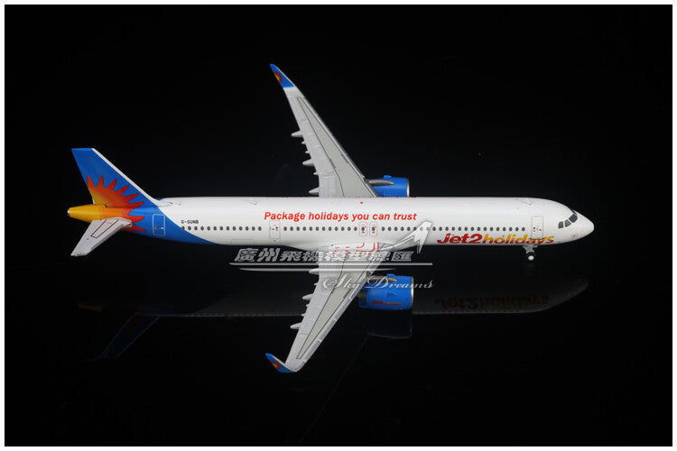 1:400 GeminiJets Jet2Holidays BOEING A321neo Airplane Diecast Plane Craft Model