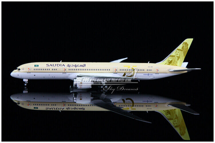 1:400 JC Wings Saudi BOEING 787-9 Passenger Airplane Diecast Aircraft Model