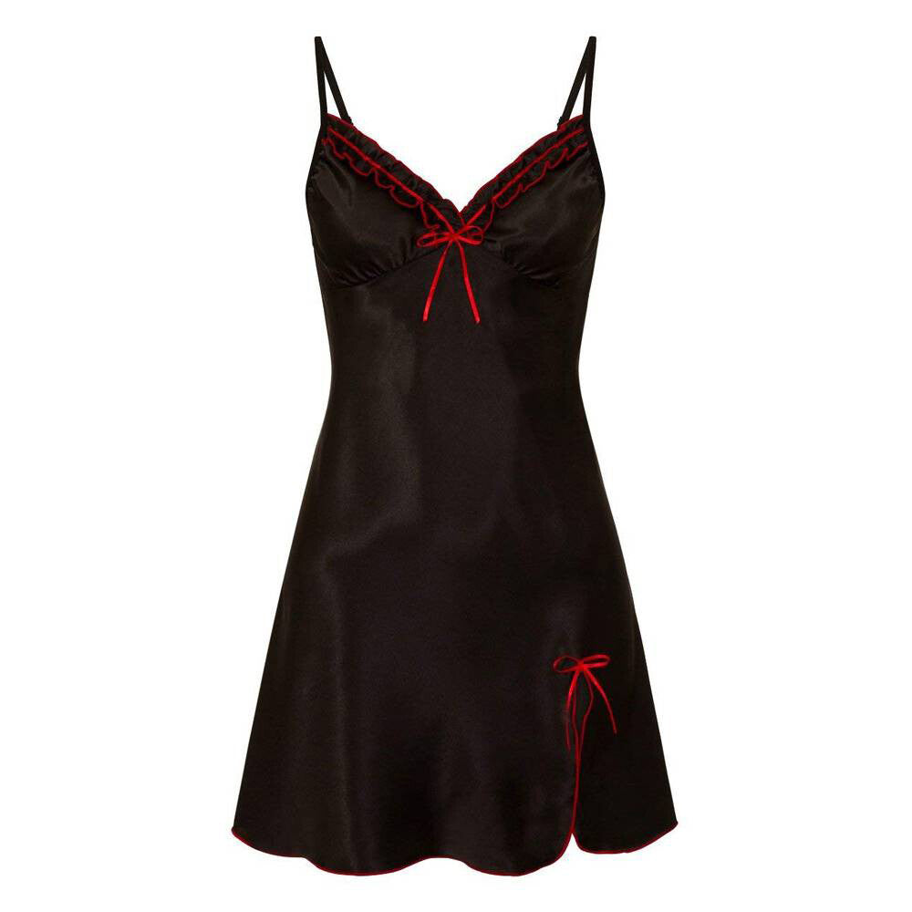 Lingerie Women Satin Silk Underwear Babydoll Sleepwear Nightdress