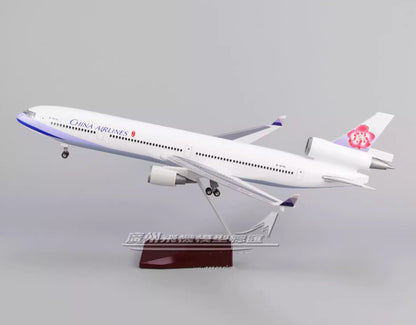47CM 1:130 CHINA AIRLINES McDonnell Douglas MD-11 Plane Landing Gear Resin Model