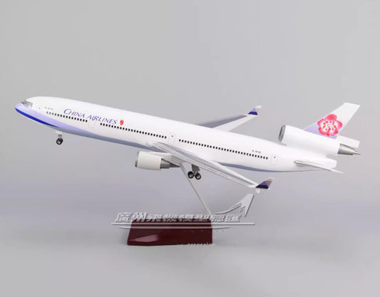 47CM 1:130 CHINA AIRLINES McDonnell Douglas MD-11 Plane Landing Gear Resin Model