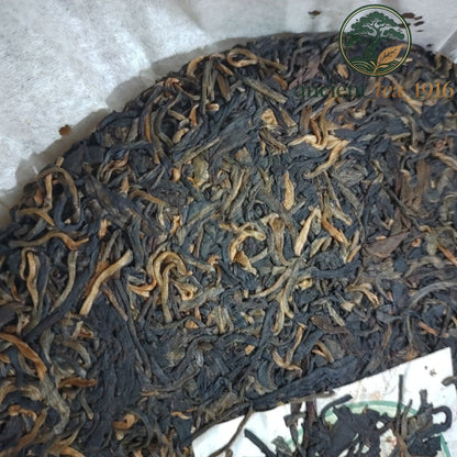 400g 2007 Zhongcha Yunnan Qizi Cake Early Spring Pu'er Tea Raw Ancient Tree Puer