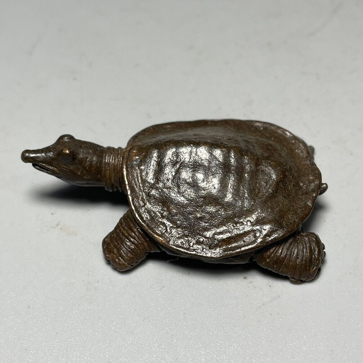 Bronze Turtle Longevity Turtle Pendant Handle Small Bronze Turtle Tea Pet Statue