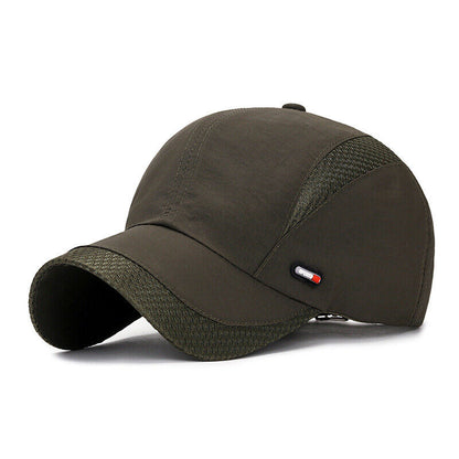 Baseball Cap Men Women QuickDry Breathable Cap Outdoor Sports Hiking Cycling Hat
