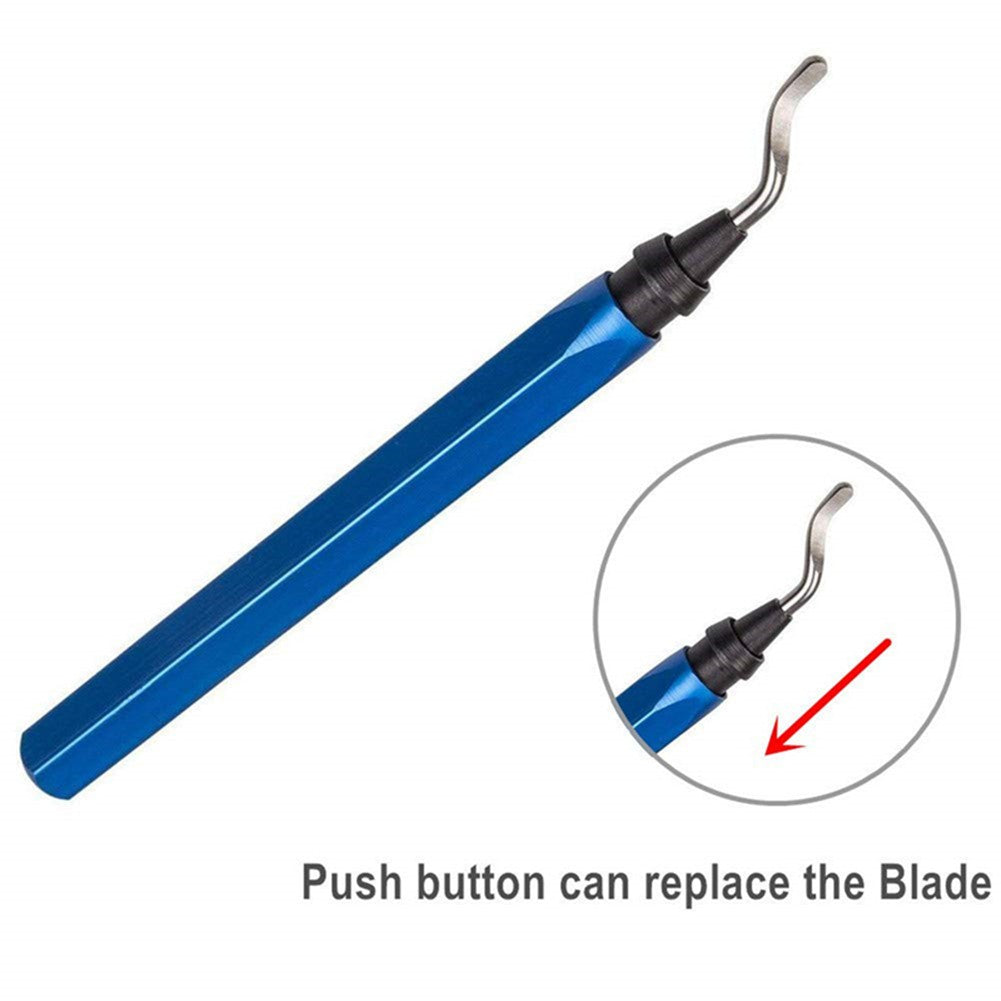 Deburring Tool With 15 Extra High Speed Steel Blades Works on Metal Resin PVC