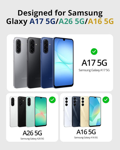For Galaxy A16 5G Phone Case: for Galaxy A17 5G Phone Case [Wireless Charging] [